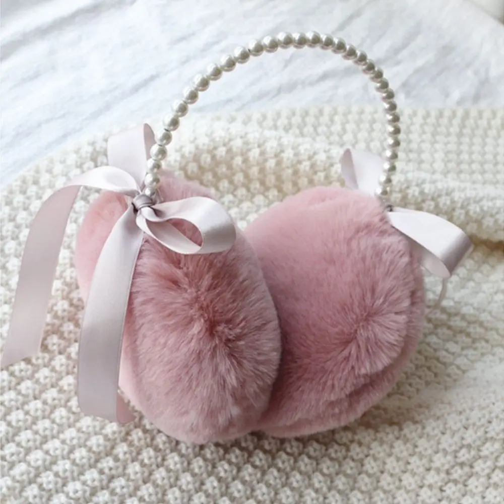 Warm Earmuffs Cute Plush Fur Earflaps Winter Soft Ear Warmer Women Men Fluffy Cosy Headband Ear Cover