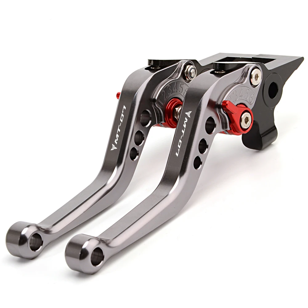 Motorcycle Accessories Aluminum Brake Clutch Levers For YAMAHA MT07 MT 07 FZ07 2014 2015 2016 2017 2018 2019 2020 2021 2022 2023