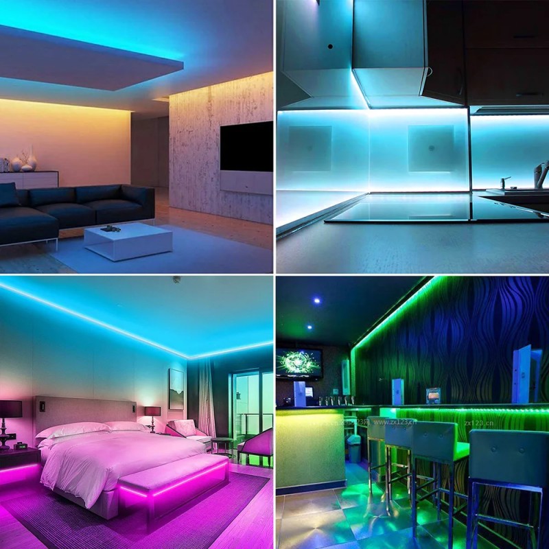 LED Light Strip 5V USB Motion Sensor Dimmer Switch Flexible Waterproof Silicone Neon Sign Rope Tupe For Home Outdoor Decor