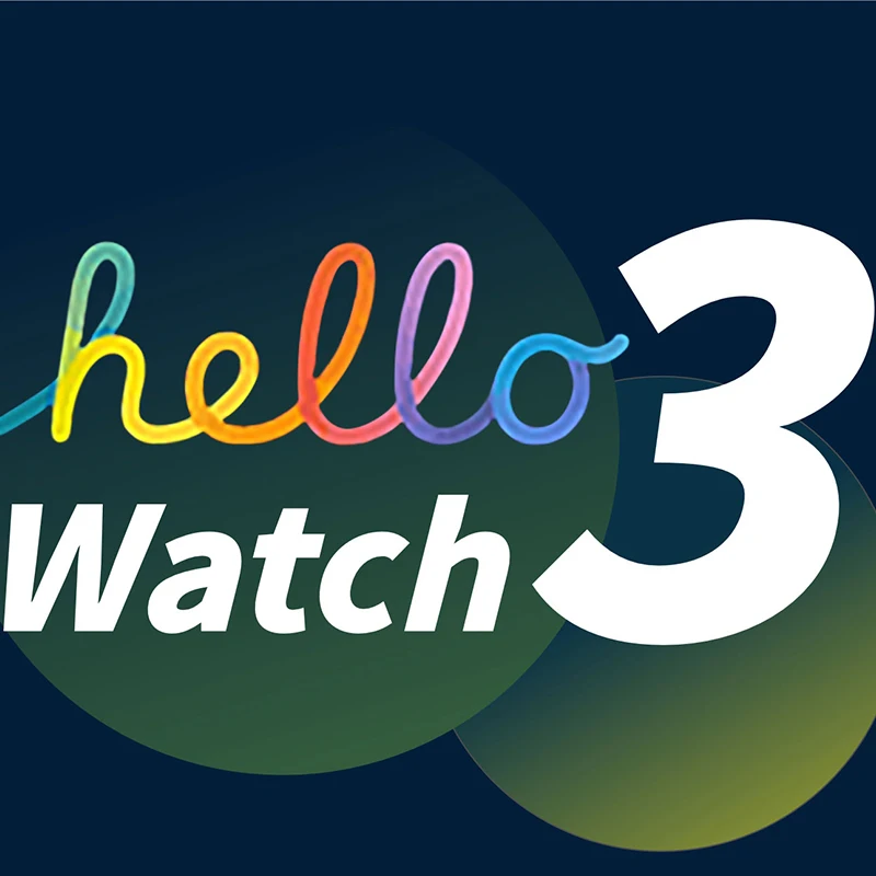 2024 Hello Watch 3 Plus Smartwatch Man Woman AMOLED 4G RAM NFC Compass Waterproof Long Battery Life Smart Watch For ios Andriod