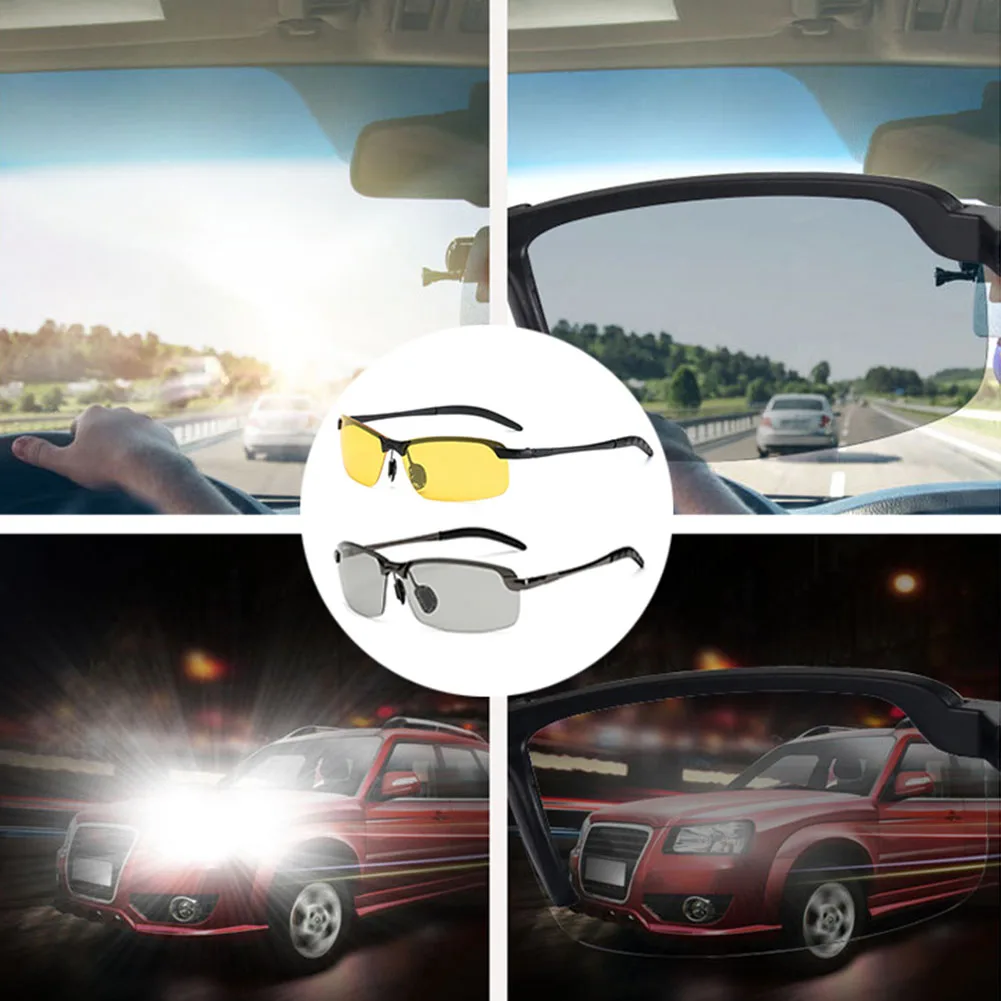 Photochromic Progressive Eyewear Sunglass for Outdoor Sports Driving Anti Glare Eyewear Ultra Light Sun Glasses
