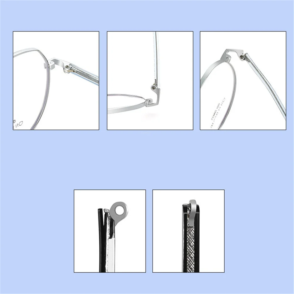 1 Pair Glasses Temples Replacement Metal Sunglasses Arm Eyeglasses Replacement Leg Eyewear Alloy Rod Repair Acces Hypoallergenic