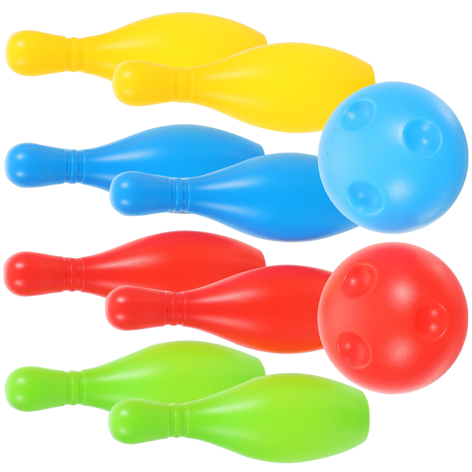 Bowling, 1 Set Bowling Set Toys Includes 10 and 2 Balls Indoor and Outdoor Bowling Game for Kids Presents, Family Gathering