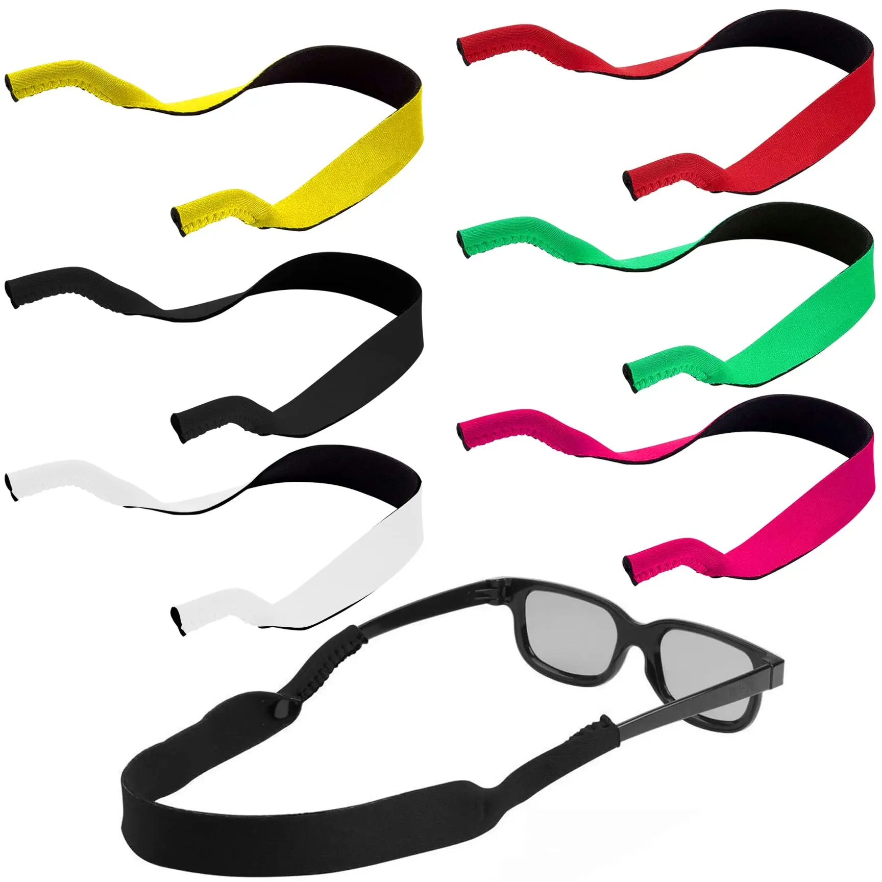 Floating Sunglasses Straps Eyewear Retainer Soft Eyewear Holder Neoprene Eyeglass Strap for Sports Outdoors Water Activities