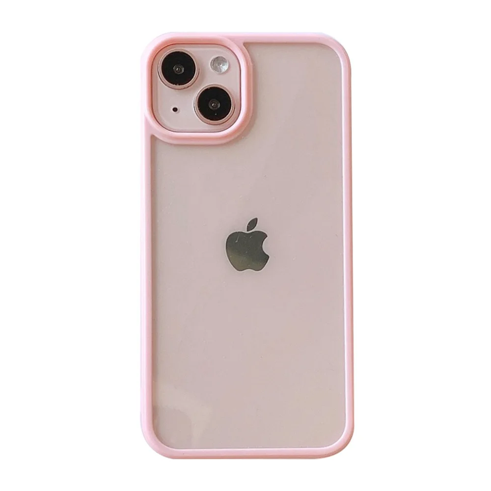 Candy Colored Acrylic Transparent Phone Case For Iphone15 14 13 12 11 Pro Max X XR XSMAX 7 8 Plus SE TPU Case Cover New Products