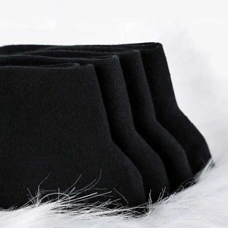 10 Pairs Mens Cotton New Style Black Business Men Soft Breathable Summer Winter for Male Plus Size 38-45 LX241102