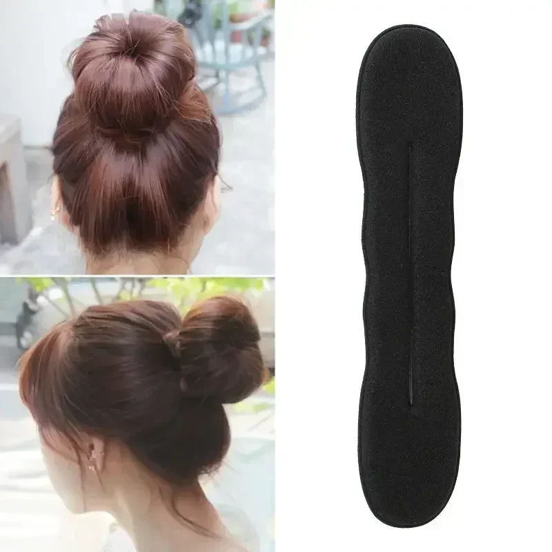 Sponge Plastic Loop Curly Hair Maker Hair Scrunchie Headband Twist Donut Bun Curler Braiders Hairbands Hairs Styling Tools