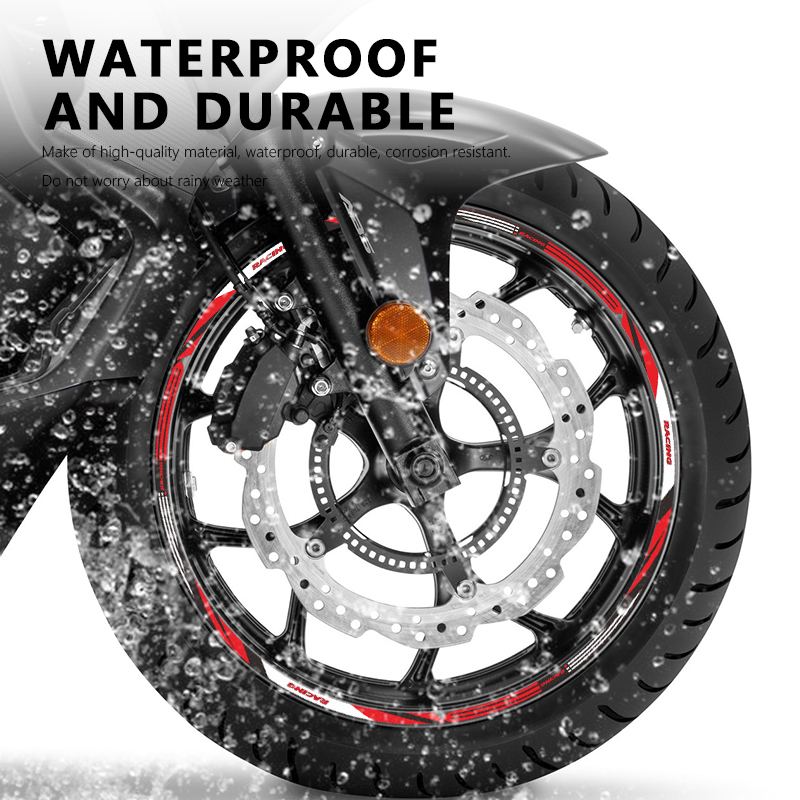 Motorcycle Wheel Sticker PVC Rim Tape for Honda Integra 750 700 Accessories NC750D NC700D 2012-2021 2019 2020 Waterproof Decal