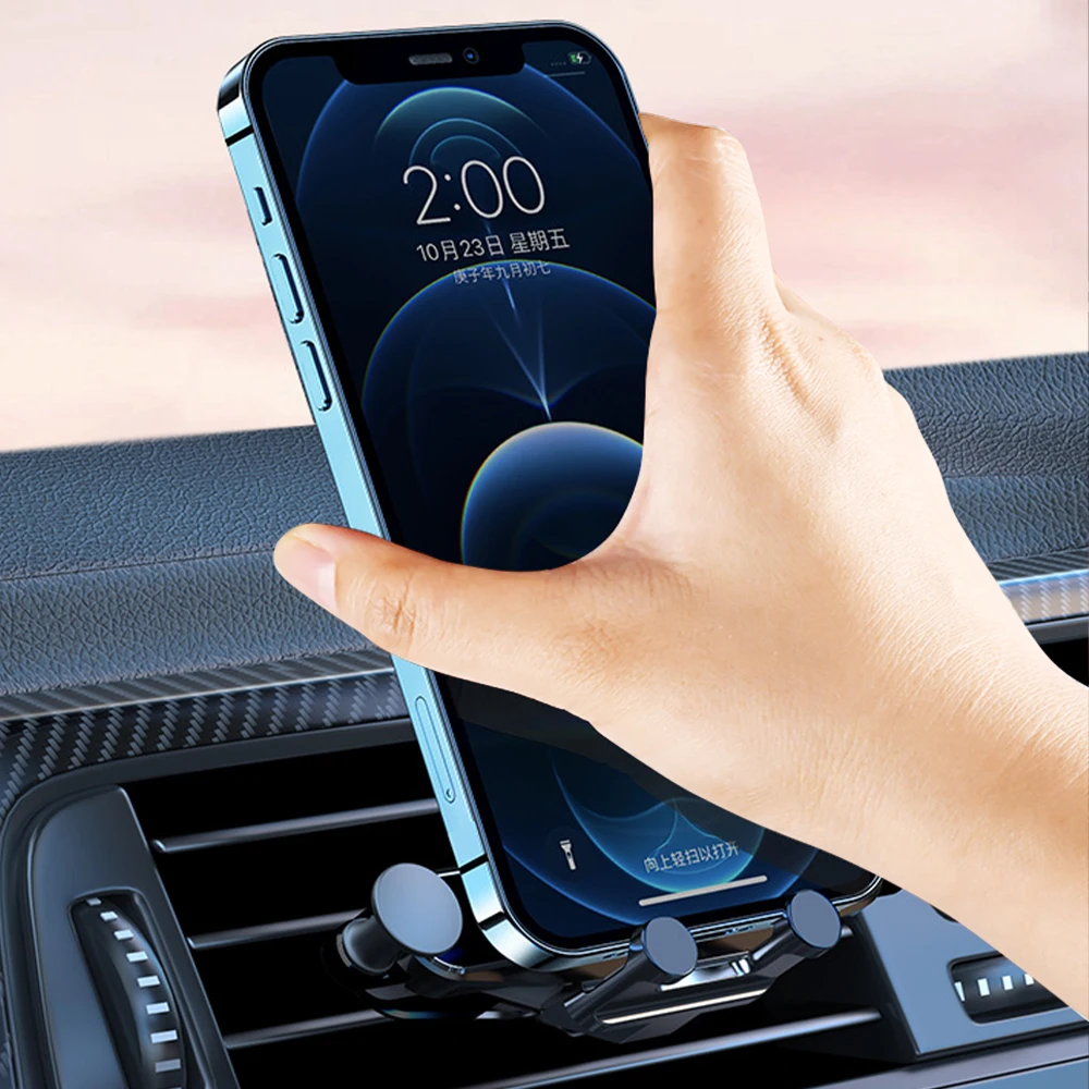 Gravity Car Phone Holder Auto Accessories For Mercedes Benz W124 W203 W204 Vito W447 Sprinter Viano W639 W638 V R Class Citan