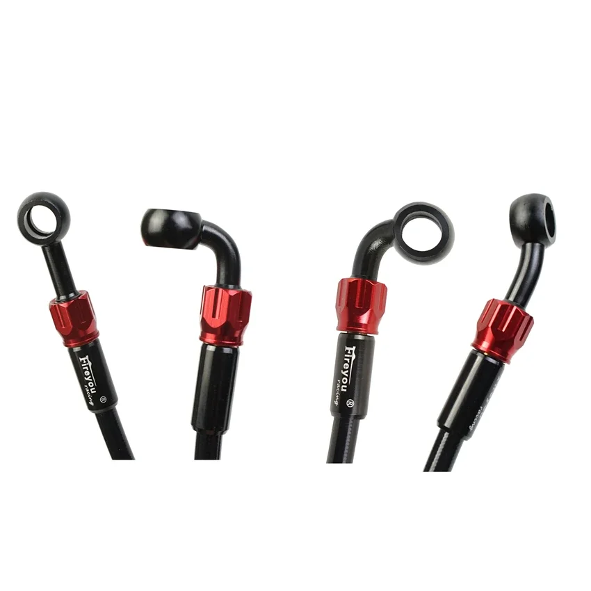 Motorcycle Brake Hose Dirt Bike Braided Steel Hydraulic Reinforce Brake Line Clutch Oil Tube Pipe Universal Scooter AN3 ATV Moto