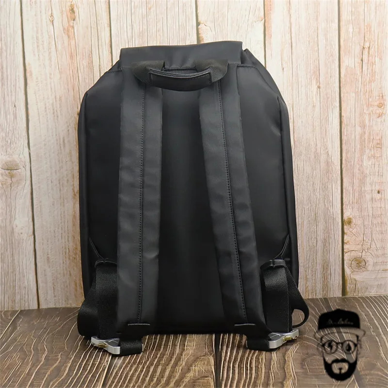 Silver metal buckle ALYX backpack high-quality 1017 Alyx 9SM suitable for outdoor sports travel 241031