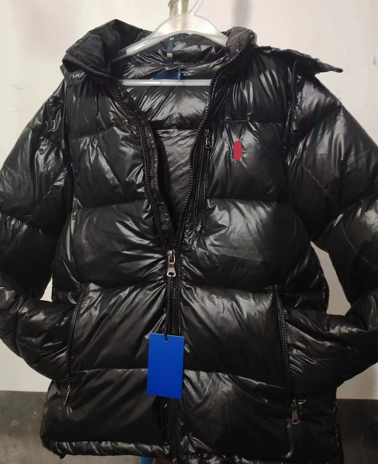 mens winter jacket polos puffer jacket down jacket coat classic Embroidery cotton thick body warmer winterjacke fashion casual zipper hoody jacket windbreaker