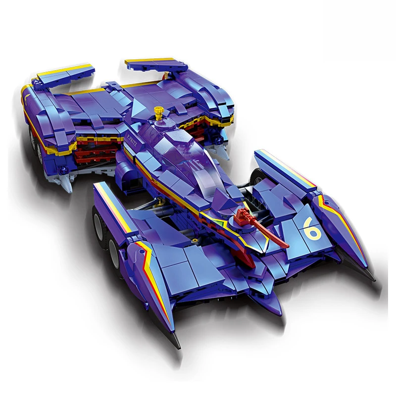 IN STOCK MOC Future GPX Cyber Formula Sports Car Asurada G.S.X Building Blocks Assembling Toys for Children Birthday Gift Set