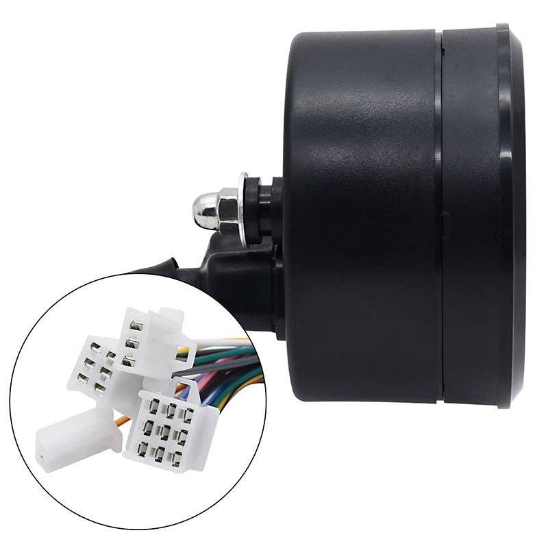 New Universal Motorcycle 12000RMP LCD Speedometer Odometer Tachometer 1-4 Cylinders Motorbike Gauge Motorcycle Digital Dash