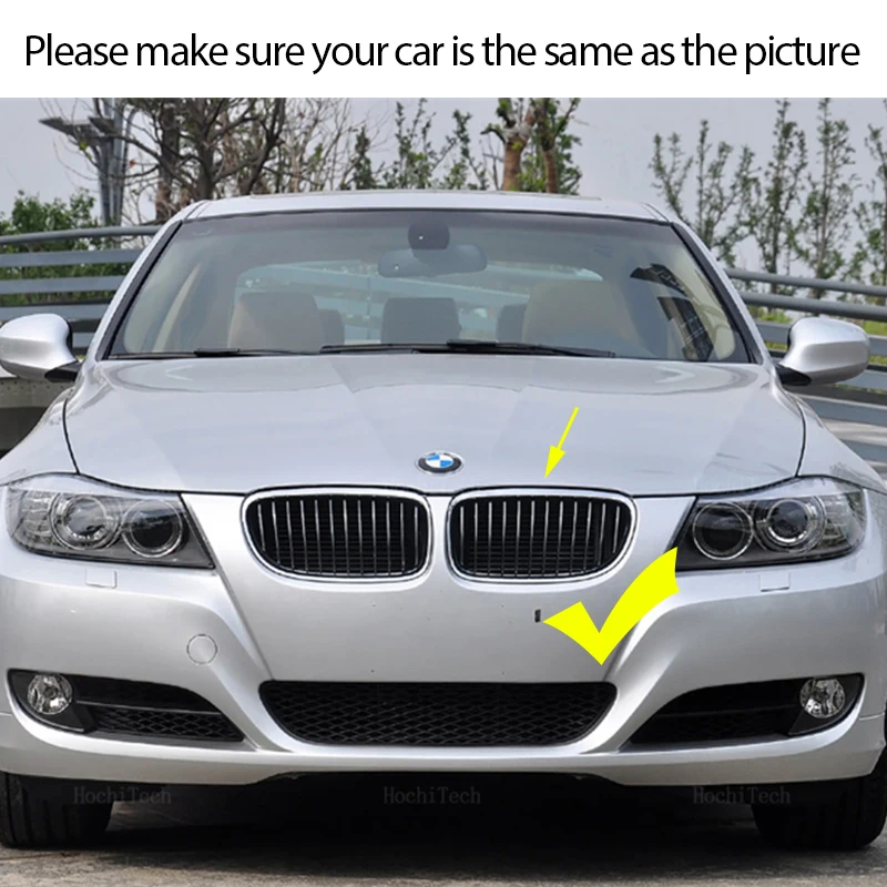 New Look Car Grille Grill Front Kidney Glossy 2 Line Double Slat For BMW 3 Series E90 E91 LCi 2009 2010 2011 2012 Car Styling