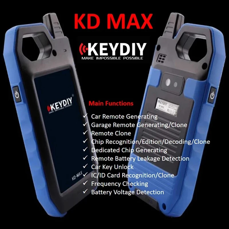 KEYDIY KD MAX Key Tool Unlock Remote Generator KD-X2 Car Key Programmer/ Chip Reader/ Frequency Tester for Bluetooth-Compatible