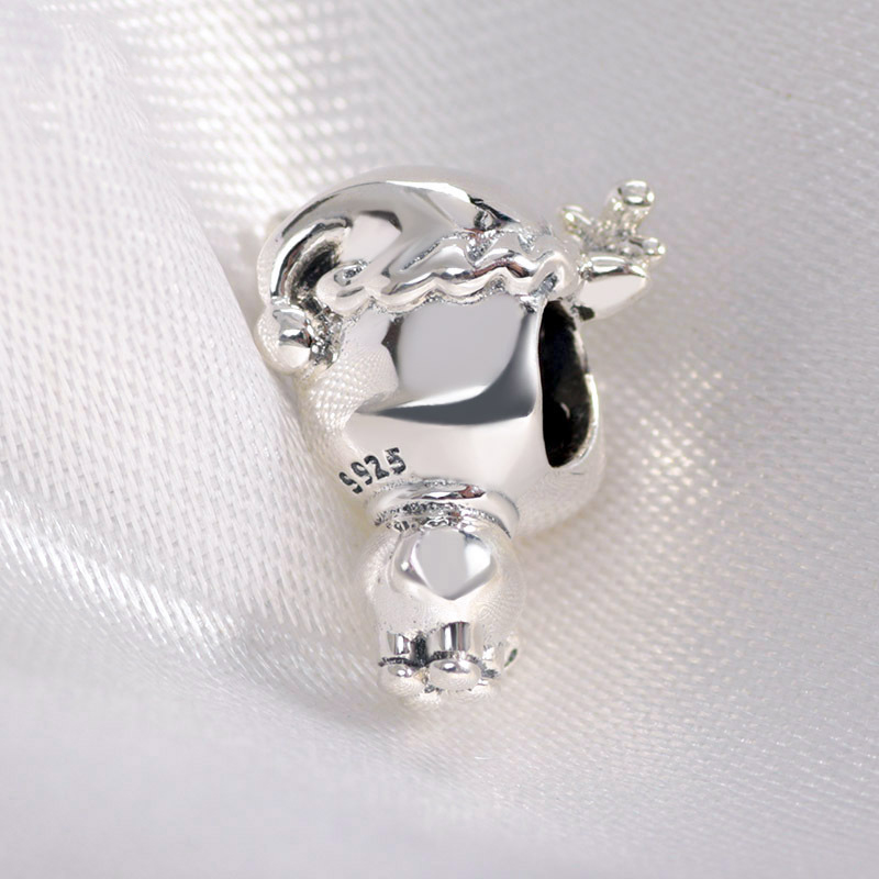 NEW Cute Pet Dog Erha Panda Mimi Cow Castle Bat Squirrel Charm Beads Fit Pendant Charms Silver 925 Original Jewerly Bracelet