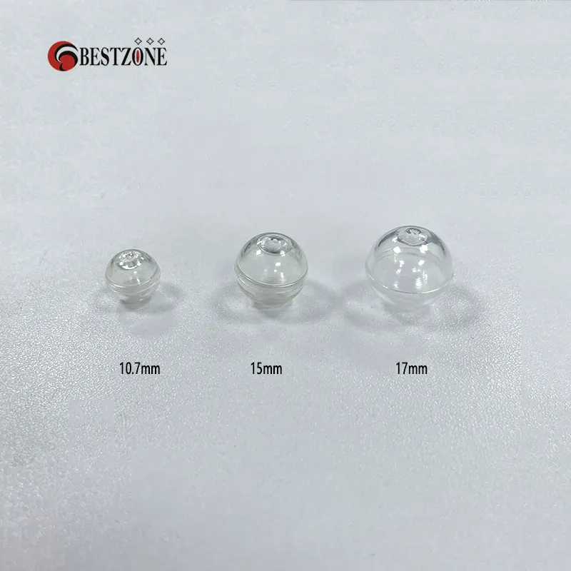 0.67/0.68Inch 50Pcs/lot Very Small 17MM Mini Tiny Empty Plastic Balls Capsule Toys Surprise Ball Container Prop Paintball