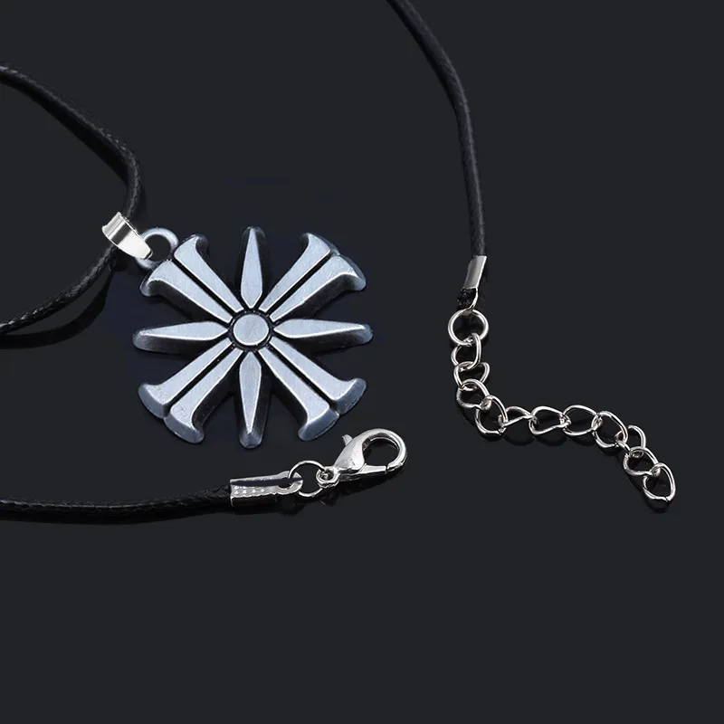 New PS4 Game Far Cry 5 Pendants Necklaces Ares 4 Eden's Gate Choker FARCRY 5 Cult Sunflower Logo Keyring For Men Game Fans Gift