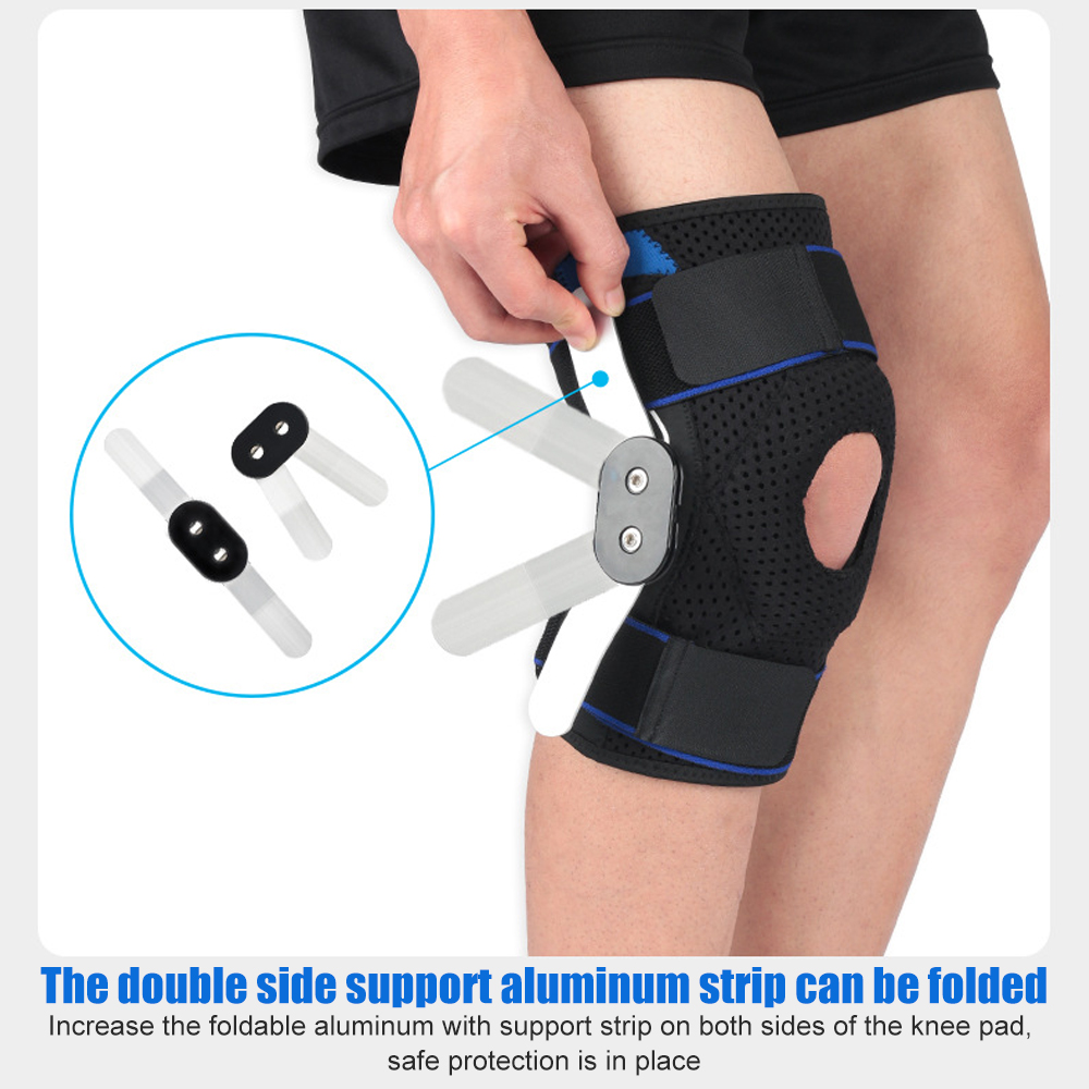 Professional Knee Brace with Side Stabilizers & EVA Pads, for Knee Pain Running, Meniscus Tear, ACL, Arthritis,Joint Pain Relief