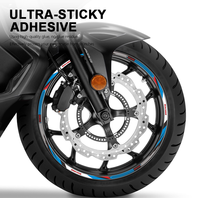 Motorcycle Wheel Sticker PVC Rim Tape for Honda Integra 750 700 Accessories NC750D NC700D 2012-2021 2019 2020 Waterproof Decal