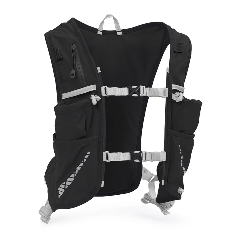 Inoxto Quick Drying Running Backpack Men 5L Ultra-light Hydrating vest Mountain Bike Cycling Bag Breathable 2L Water Bag Bottle