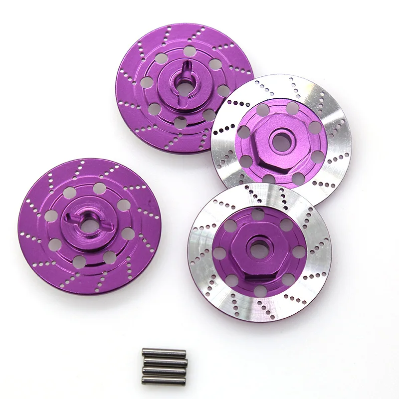 Metal 12mm Wheel Hex Hub Adapter Brake Disc for Tamiya TT01 TT02 HPI HSP 94123 Sakura D4 1/10 RC On Road Racing Car