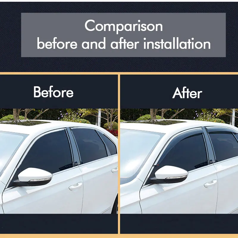 For Mazda CX-30 CX30 CX 30 DM 2020 2021 2022 2023 Car Side Vent Rain Sun Window Visor Deflector Awning Guards Cover Accessories