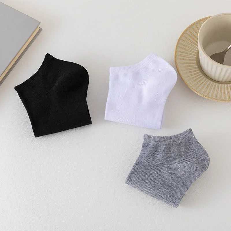 10 Pairs Women/Men Boat Invisible Low Cut Silicone Non-slip Summer No-show Ankle Solid Color Casual Breathable LX241102