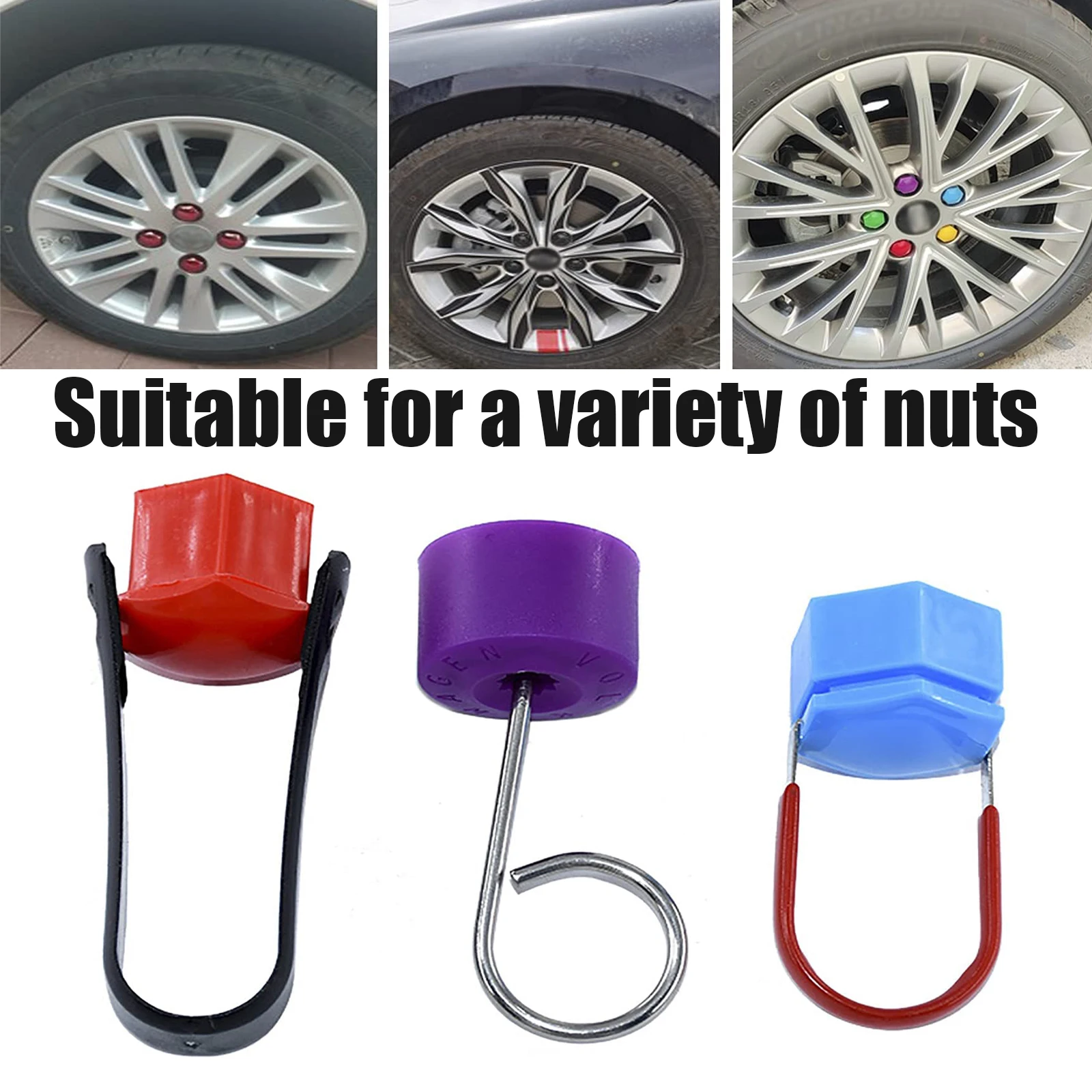 Hub Caps Puller Wheel Bolt Caps new Tool for Replacement Hub Caps Wheel Cap Extractor for Wheel Nuts and Hub Caps For 2025 VW For Audi