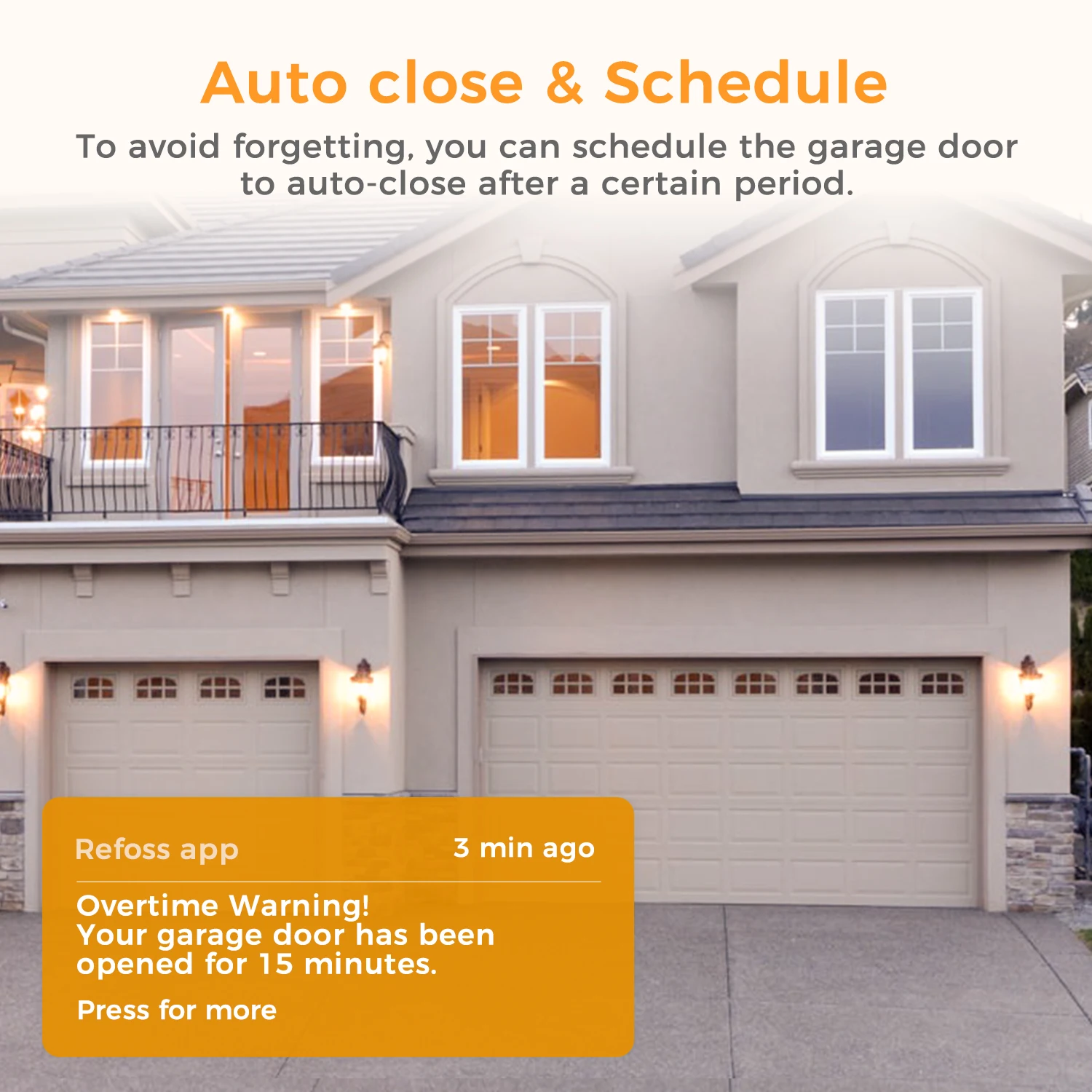 Refoss Smart WiFi Garage Door Opener WiFi Sensors Controller Remote Control Support Alexa Google Assistant NO Hub Required