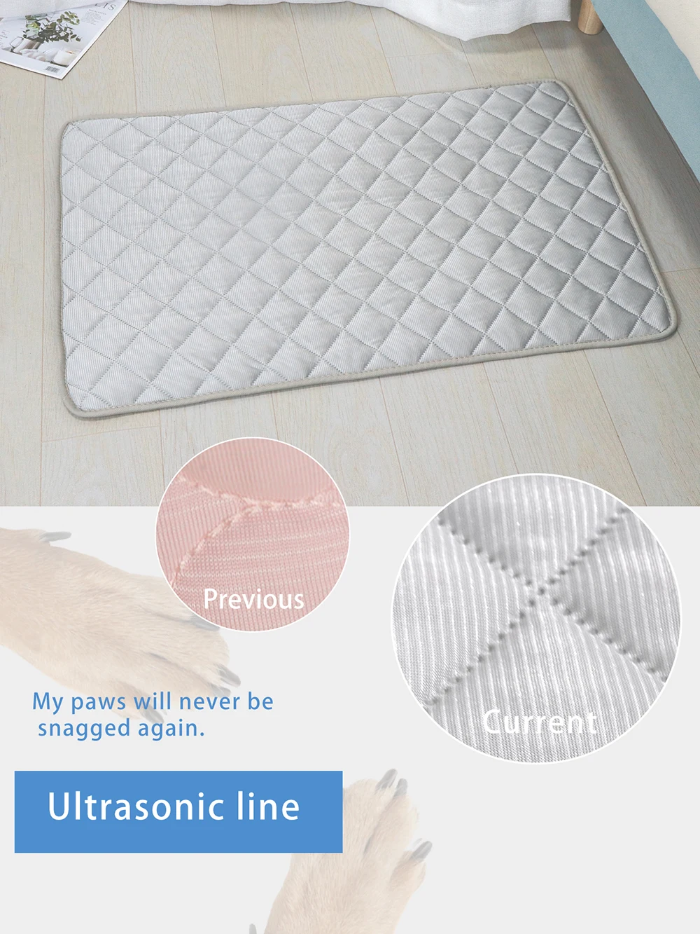 Ice Silk Coog Mulitple Use Pet Mat For Washable Dog Bed Breathable Cool Pad Cat Summer Blanket