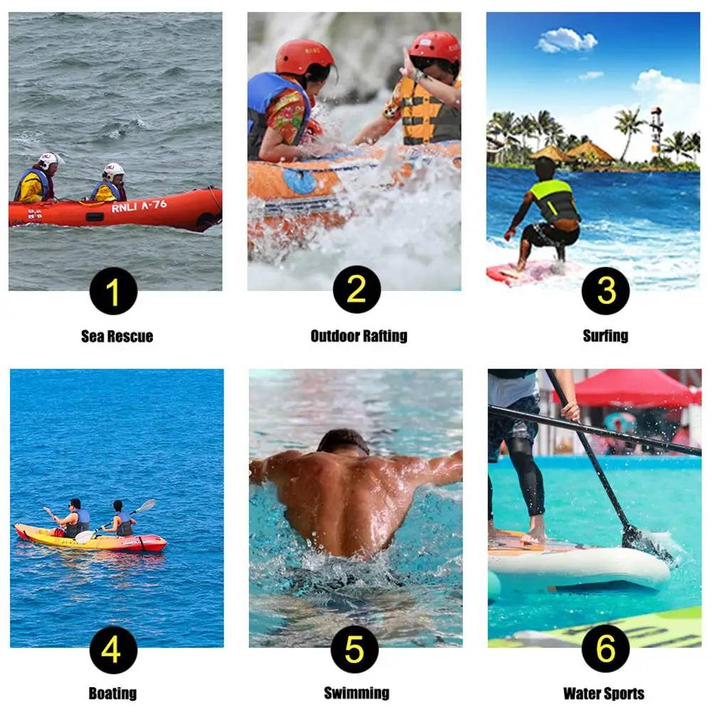 Adult Life Jacket Adjustable Buoyancy Aid Swimming Boating Sailing Fishing Water Sports Safety Life Man Jacket Vest Drop Ship