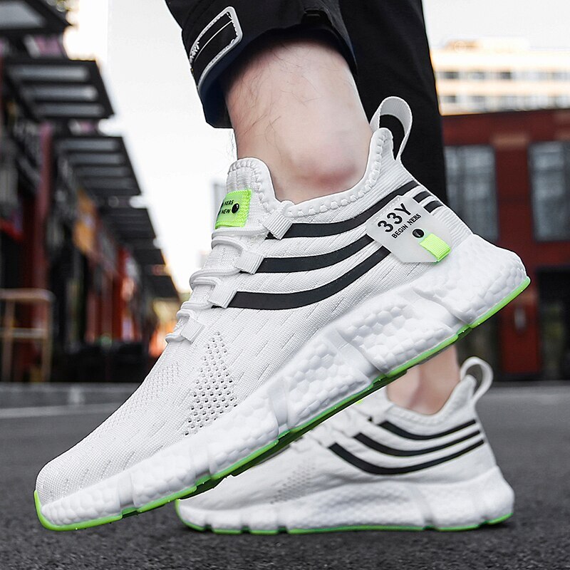Men Breathable Classic Running Sneakers for Man Outdoor Light Comfortable Mesh Shoes Slip on Walking ShoesTenis Women 9c6b6