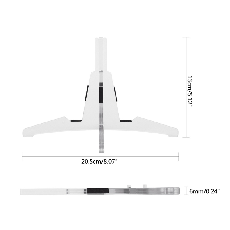 Portable Clarinet Stand Holder Detachable Support Stand for Flute Clarinet Oboe Soprano Saxophone Wind Instruments