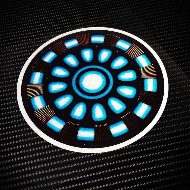 S134 Stark Industry Vinyl Car Stickers Fuel Tank Electric Motorcycle Trunk Helmet Reflective Warning Mark Decals Waterproof