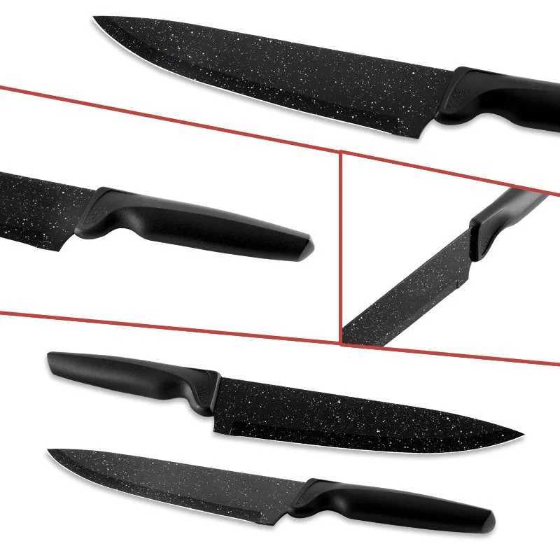 18 pieces of high carbon stainless steel sharp serrated steak knife kitchen knife kitchen knife X241102