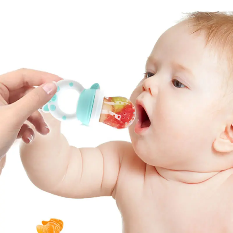 Baby Nipple Fruit Food Bite Feeder Baby Eat Juice Extractor Pacifier Auxiliary Food Molars Gum Nipple Newborn Soonther Pacifiers