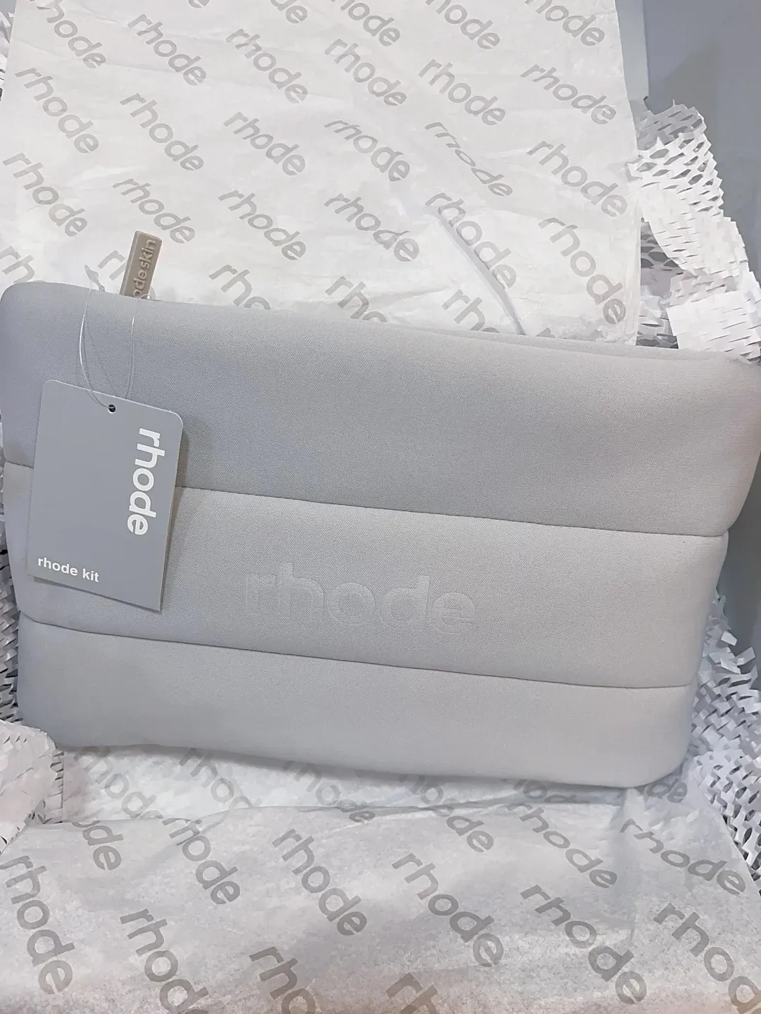 Rhode Makeup Bags Cases Lipgloss Jewelry Lipstick Blush Package Gift Bags Large Capacity Handbag Fashion Zipper Cosmetic Bag Purse For Lady Girl Present