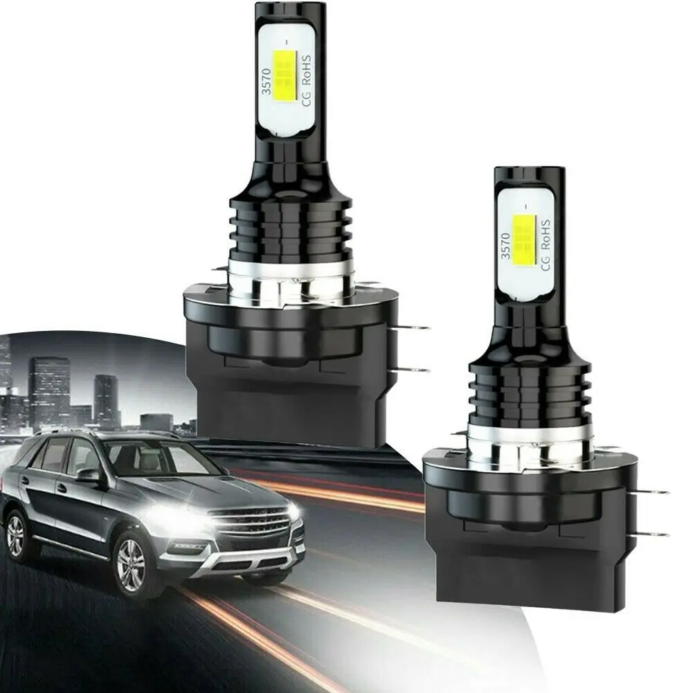 2Pcs H15 H11B H8B H9B LED Lights 20000LM 80W High Beam Car Daytime Running Lamp For Audi Mercedes Benz BMW Volkswagen Golf