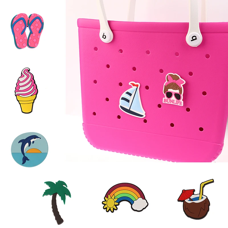 Beach Bag Accessories Charms 3" Beach Charm Accessories For Rubber Beach Totes 0-9 Number