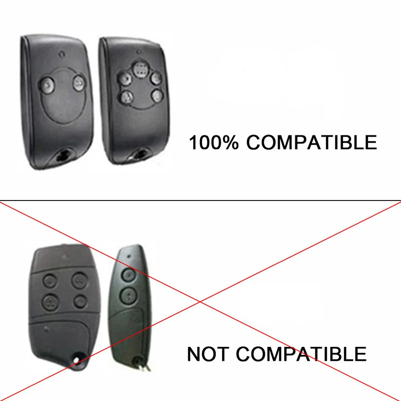 Compatible With NS 2 / NS 4 1841026 Gate Remote Control 433.42MHz TR2 5009205C TR4 5012018C00 Garage Door Remote Control