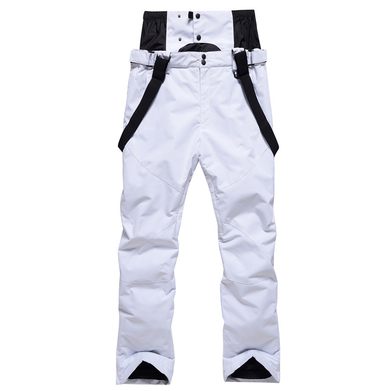 High Quality New Outdoor Windproof Waterproof Breathable Double Layer Winter Ski Pants Snow Trousers Ski Snowboarding Pants Ma