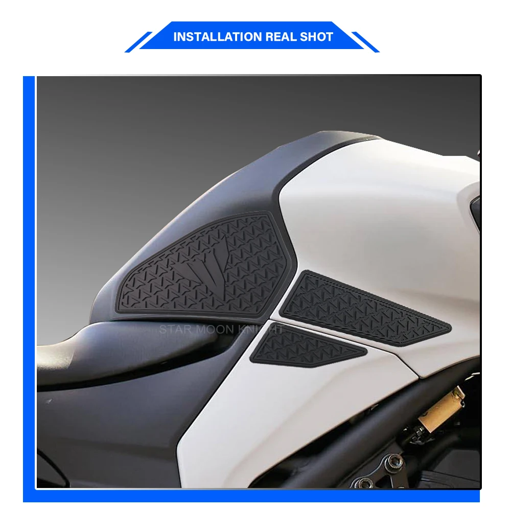 Motorcycle Sticker For Yamaha MT-03 MT-25 MT03 MT25 2020 2021 2022 MT 03 Non-slip Side Tank Pad Anti Scratch Decal Accessories