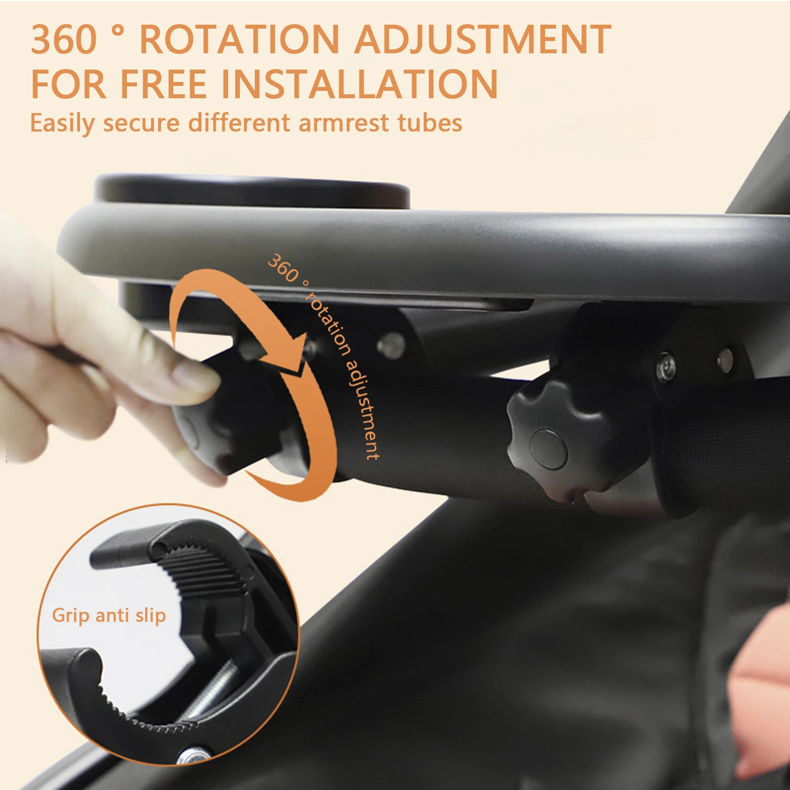 Stroller Snack Tray Removable Baby Stroller Food Tray With Cup Holder Stroller Snacks Holder With Adjustable Buckle And Hooks