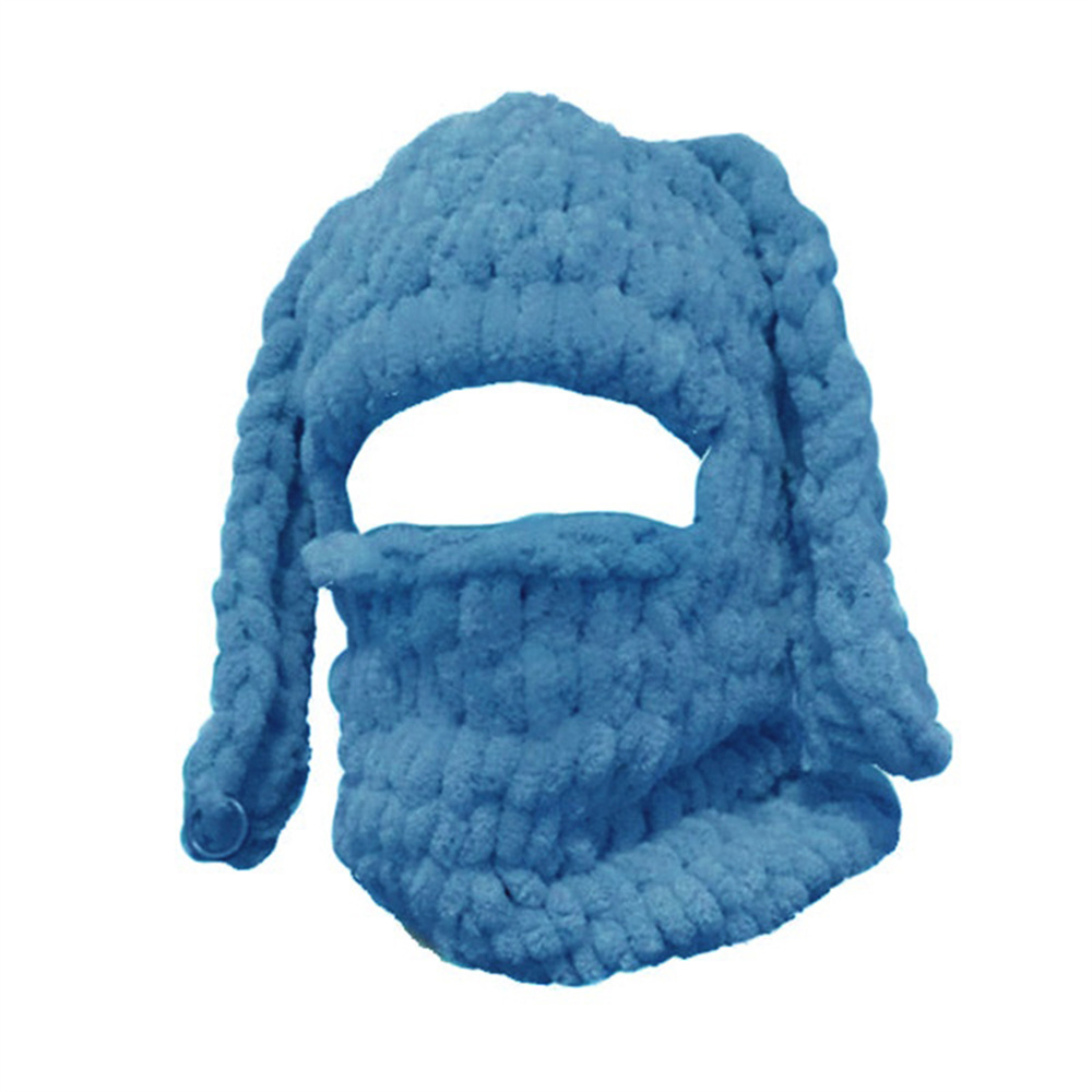 Women Winter Plush Hat Funny Bunny Bear Cow Ears Sweater Beanie Skullies Knit Crochet Balaclava Hat Warm Sweater Beanie Hats