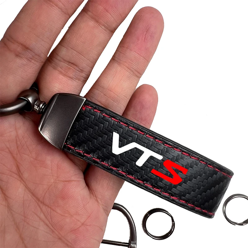 Car Trinket Keyring PU Leather Keychain DIY Bag Key Chain Holder Key for Citroen VTS Ami C3 Berlingo C4 Picasso C5 X C6 Space