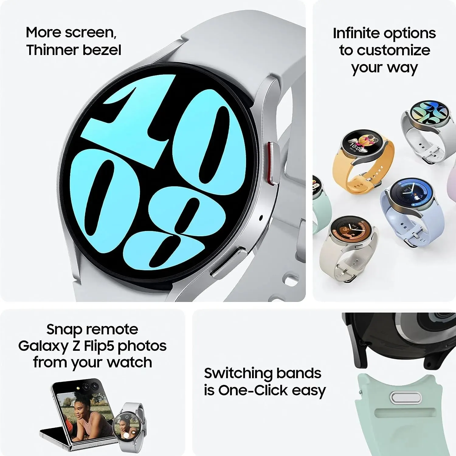 Ola Esporte Smart Watch 6 SmartWatch Men Women BluetoothCall Smart Watch 6 Pro FullTouch IP67 Waterproof Sport Bracelet DIY Face