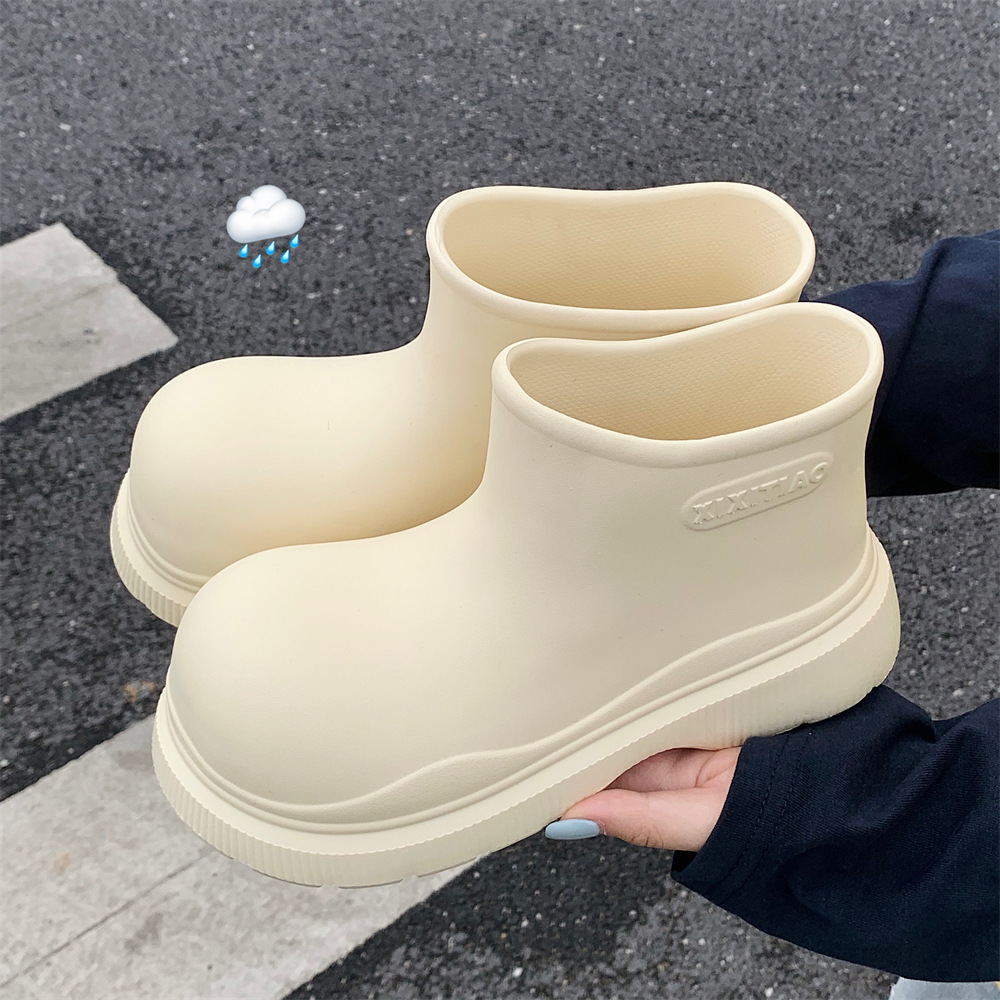 Rain Boots Women Garden Galoshes Waterproof Rubber Boot Female Non-slip Rainshoes Fishing Water Shoes Botas Lluvia Mujer