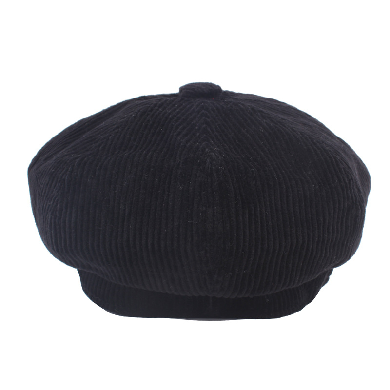 Newsboy Cap Beret Female Autumn Winter Hats For Women Octagonal Cap Painter Hat Vintage England